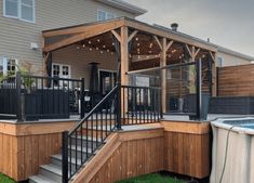 Top 8 - Finding Your Deck's Best Stain Color: Advice and Ideas Stained Screened In Porch, Light Stained Deck, Canyon Brown Deck Stain, Tan House Deck Color Ideas, Rustic Deck Ideas, Two Tone Deck Stain Ideas, Deck Stain Colors Ideas, Deck And Patio Combo