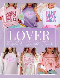 Lover, the eras tour, Taylor swift, swiftie, cute tees, concert outfit, cruel summer Lover Era Shirt, Lover Tshirt Taylor Swift, Taylor Swift Lover Shirt, Lover Era Lyrics, Taylor Swift T Shirts, Taylor Swift Delicate, Taylor Swift Shirt