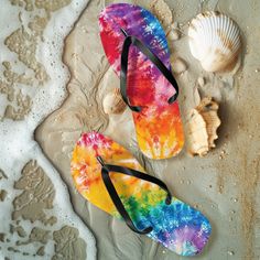 These fun rainbow tie-dye adult flip flops match our rainbow tie-dye swimwear.  They provide all-day comfort and add some character to your summer escapades. With an easy slip-on design and a cushioned footbed, these flip flops are a guaranteed summer hit. --Sizes S-XL, see size chart in product images --Runs true to size --Materials: EVA, polyester, PVC --5/8" (15 mm) thick EVA sole with a textured bottom --100% polyester suede sole cover --Rainbow Tie-Dye design created with assistance of AI Find all of our Swimwear items here:  https://etsy.me/3JnqkQB Visit the Yellow Pine Apparel shop here:  https://etsy.me/3HoIktx Tie Dye Swimwear, Flip Flops Beach, Pool And Spa, Rainbow Tie, Beach Flip Flops, Apparel Shop, Tie Dye Designs, Eva Sole, Beach Sandals