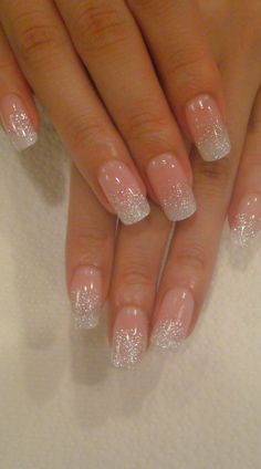 Our 8 Favorite Wedding Nails From Pinterest! | The Knot Blog Wedding Dresses, Shoes, Hairstyle News Ideas Nail Designs Glitter, Prom Nails, Nail Art Summer, Cute Nail Designs