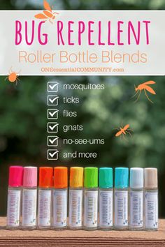 Bug Repellent Essential Oils Roller, No See Ums Repellent Essential Oils, Essential Oils For Gnats, Essential Oils For Bug Repellent, Bug Spray Essential Oils, Essential Oil Bug Spray Recipe, Essential Oil Mosquito Repellent, One Essential Community, Essential Oil Roller Bottle Blends