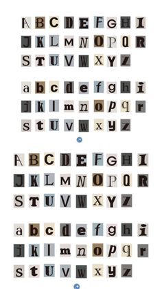 some type of alphabets with different letters and numbers on the top one is black, white