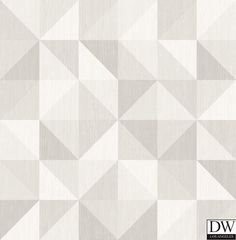 Puzzle Light Grey Geometric Wallpaper Living Room Wallpaper Neutral, Yellow Geometric Wallpaper, Puzzle Lights, Monochrome Living, Monochrome Living Room, Brewster Wallpaper, A Street Prints, Geometric Lighting, Neutral Wallpaper