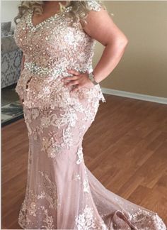 prom dress#evening dress#plus size prom dress#lace evening dress#beaded prom dress#prom dress long Prom Gown For Teens, Maternity Evening Gowns, Elegant Evening Dresses Long, Lace Prom Gown, Cap Sleeve Prom Dress, Prom Dresses Mermaid, Plus Size Evening Gown, Prom Dress Lace, Party Dress Lace