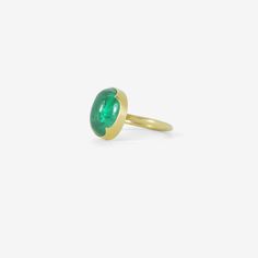 Details Gabriella Kiss 18k yellow gold & oval Zambian emerald ring, size 6 1/2. The 4.75ct stone measures approximately 1/2"x 3/8" & is set in Gabriella's signature scalloped setting. - Zambian emerald, 4.75ct - 18k yellow gold - size 6 1/2 Sizing This ring can be resized. Please allow 2 - 6 weeks. Inquire about sizing fee. 14k Yellow Gold Emerald Ring Oval Cabochon, Gabriella Kiss Ring, Oval Yellow Gold Cabochon Enamel Ring, Luxury Cabochon Emerald Ring, Luxury Gold Emerald Cabochon Ring, Gabriella Kiss, Mirror Paper, Engagement Necklaces, All Band