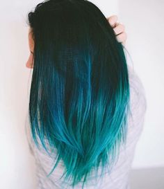 “This color is GORG!! #regram @beckped #americansalon” https://www.instagram.com/p/BB7zCjyqnon/ Dallas Roberts, Teal Hair Dye, Teal Hair Color, Hair Dye Shades, Brunette Ombre, Blond Ombre, Balayage Ombré, Teal Hair