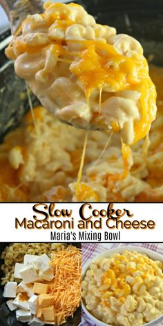 this slow cooker macaroni and cheese recipe is so easy to make