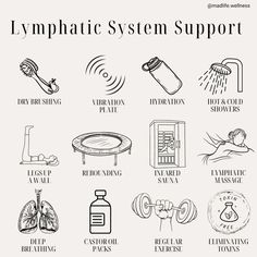 Lymphatic system | lymph system | lymph fluid | lymphatic drainage | dry brushing | lymph massage | lymphatic drainage massage | castor oil | health | hydration | toxin free | wellness | health | health education | lymph drainage Where Are Your Lymph Nodes, Lymph Drainage Foods, Self Lymph Drainage Massage Abdomen, Lymph Drainage Massage Benefits, Oils For Lymph Drainage, Benefits Of Lymph Drainage Massage, Guasha Lymph Drainage, Foods For Lymph Drainage, Swollen Lymph Node In Groin