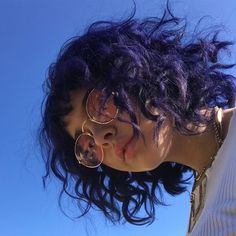 Purple Hair Dye, Short Purple Hair, Enya Umanzor, Short Hair Color, Dye My Hair, Grunge Hair, Dream Hair, Hair Dye