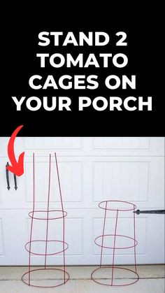 🍅✨ Click to discover how placing 3 tomato cages on your porch can turn your outdoor space into the ultimate tomato party! 😋🌟 You won't believe how much fun and flavor this little trick can create! Tomato Cage Plant Stand, Plant Baby Names, Tomato Party, Plant Stand Diy, Tomato Cage Crafts, Porch Party, Entertaining Deck, Porch Parties