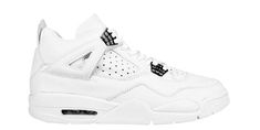 Nike Air Jordan 4 Retro+ 'Bling' 2000 White/White-Chrome 136030-111 Jordan 11 Women, Vapour Max Nike, Nike Air Jordan 4 Retro, Nike Sacai, Nike Air Jordan 4, Low Air Jordan 1, Womens Air Jordans, Jordan 4 Retro, Air Jordan 6