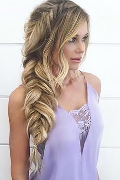 Simple Wedding Hairstyles, Best Wedding Hairstyles, Princess Hairstyles, Side Braid, Hair Length, Wedding Hair And Makeup, Bride Hairstyles, Hair Dos, Braid Styles