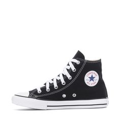 Kids need a style to rely on, and the Converse Chuck Taylor All Star Hi Top is precisely that. These are the shoes you won't just buy once, or twice. You might stock up  one for every outfit. Get your kid a pair of shoes they are likely to wear every day without complaints. The rubber toe withstands the test of all-day play and the lace-up high-top keeps active little feet secure. Check and check. Canvas upper is lightweight and durable. High profile for ankle coverage. Classic all-star ankle p Chuck Taylor Shoes, Kid A, Hi Top, Converse Chuck Taylor All Star, Chuck Taylor All Star, Converse Chuck, Chuck Taylor, Chuck Taylors, High Top