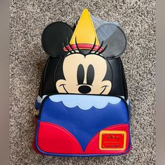 New Loungefly Disney Brave Little Tailor Minnie Cosplay Mini Backpack. Disney Multicolor Backpack For Theme Park, Multicolor Disney Backpack For Theme Park, Themed Multicolor Backpack For Theme Park, Disney Mickey Mouse Standard Backpack, Black Disney Bag For Theme Park, Black Disney-style Bag For Theme Park, Black Disney Style Bag For Theme Park, Disney Mickey Mouse Backpack, Disney Minnie Mouse Backpack