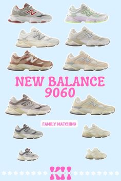 I love dad sneakers and these New Balances are literally the perfect shoe for EVERY outfit!! The kids New Balances are soo cute too because I love a matching mommy & me outfit! Get these New Balance 9060s here, my favorites are the pink New Balances!! 9060 Outfit, New Balance 9060 Outfit, I Love Dad, Fasion Outfits, Dad Sneakers