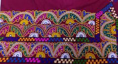 Real hand embroidery n bid work home made work for lehghas vintage sari blouse home decor . Kutchi Work, Kutch Work Designs, Kutch Work, Wall Piece, Work Home, Vintage Sari, Sari Blouse, Handwork Embroidery Design, Party Wear Indian Dresses