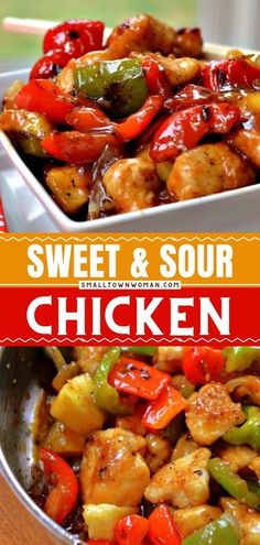 one skillet sweet and sour chicken