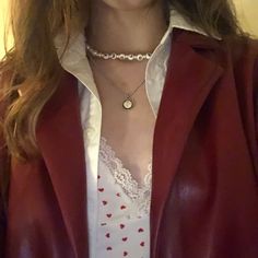 Faux Leather Blazer, Mia 3, Lily Rose Depp, Feminine Aesthetic, Red Outfit