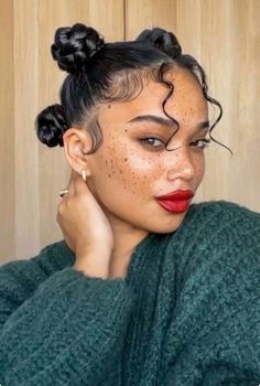 Bantu Knot Hairstyles, Quick Natural Hair Styles, Hair Knot, Hair Crush, Box Braids Hairstyles, Afro Hairstyles, Hairstyle Ideas