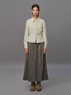 Composition : Shell: Polyester 57% + Nylon 43% Lining: Polyester 100%Color : Khaki_KA1_55,Khaki_KA1_66Country of Origin : CHINA Elegant Khaki Skirt For Workwear, Color Khaki, Long Skirt, Composition, China, Band, Skirt, The Originals, Clothes For Women