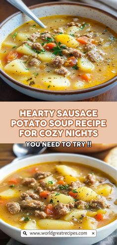 hearty sausage potato soup recipe for cozy nights and you need to try it out