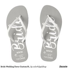 Flip Flop Wedding Favors, Bridesmaid Sandals, Reception Favors, Vintage Barn Wedding, Casual Beach Wedding, Dream Honeymoon, Bridal Party Favors