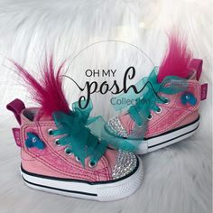 Pink Lace-up Sneakers For Birthday, Pink Round Toe Sneakers For Birthday, Pink Low-top Sneakers For Birthday, Pink High-top Fun Sneakers, Cute High-top Sneakers For Parties, Casual Pink Sneakers For Birthday, Casual High-top Sneakers For Birthday, Pink High-top Sneakers For Party, Cute Low-top Sneakers For Birthday