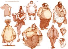 an image of people with big bellys on their backs and legs in different poses