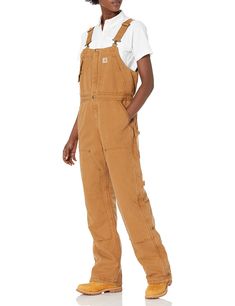 PRICES MAY VARY. Adjustable front elastic suspenders Multi-compartment bib pocket and interior zipper pocket Multiple utility pockets Anker-to-hip leg opening with storm flap Adjustable leg openings Carhartt Overalls Women, Mens Coveralls, Carhartt Overalls, Toddler Wearing, Carhartt Womens, Carhartt Jeans, Black Overalls, Carhartt Women, Jean Overalls