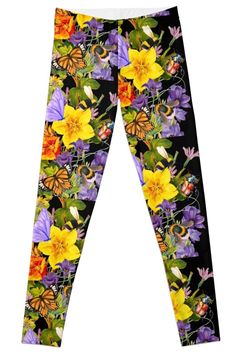 Super stretchy and durable polyester full-length leggings. Vibrant high-quality sublimation print across the front and back. Size range XXS-XL. Colorful Wildflowers With Butterflies & Bumblebees Design. Great Gifts For Friends & Family Who Are Wildflower Lovers. Available on Home Decor, T-shirts/Hoodies, Mugs, Posters/Cards, and More! Bumblebee Leggings, Colorful Wildflowers, Leggings Design, Bumble Bee, For Friends, Sublimation Printing, Wild Flowers, Butterflies, Hoodie Shirt