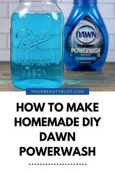 how to make homemade diy dawn powerwash