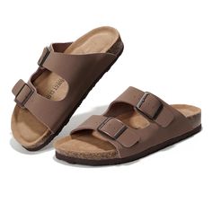 PRICES MAY VARY. Premium Quality Material - Experience the perfect blend of style and comfort with Project Cloud's Womens Flat Sandals. Made with 100% genuine leather, these sandals offer a premium quality that guarantees durability and long-lasting use. Comfortable Fit - The adjustable two straps of these women's flat sandals provide a secure and custom fit, enhancing comfort for all-day wear. They feature adjustable two straps for a personalized fit and a 100% natural cork foot bed that provid Vacation Essentials, Women Footwear, Slides For Women, Leather Sandals Flat, Foot Bed, Beach Essentials, Sandals Women, Kids Luggage, Womens Sandals Flat