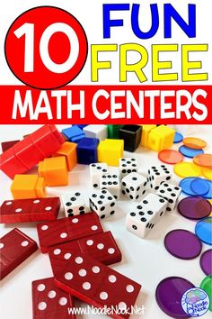 10 fun free math centers for kids to play with and learn how to use them