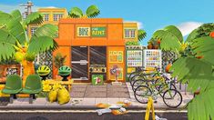 Animale Crossing, Bike Rental Shop, City Core, Tropical Animals