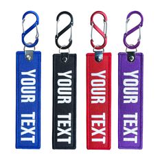 PRICES MAY VARY. Personalized Keychain - This is a versatile Dual Carabiner，“S” shaped Stainless-Steel carabiner has two gates so you can clip items like keys or gear to one side, then clip the other side to your backpack, belt loop or pocket Custom Key Tag - Our embroidered key chains are made of high-quality fabric materials, they are light, soft and flexible. All your customize texts are high-density knit into the fabric with merrowed border, wear resistant and washable Multiple Styles - The Customized Black Keychains For Personal Use, Motorcycles And Scooter, Backpack Keychains, Key Tags, Car Keychain, Personalized Embroidery, Green Item, Accessories Rings, Personalized Keychain