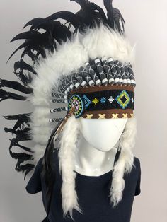 Completely handcrafted Fair trade Handmade in Bali Amazing look for deser vibe parties or photo shooting One size fits most. Native American Dress, Head Dresses, Dream Catcher Native American, American Dress, American Theme, Handmade Dreamcatcher, Van Nuys, Rattan Bag, Spirit Animals