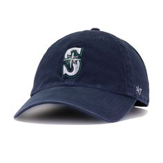 Adjustable hat. Cap is "One Size Fits Most" (OSFM). 47 Brand Clean Up dadhat for the Seattle Mariners in navy colorway. Hat Material: 100% CottonCrown: NavyVisor: NavyButton: NavyUndervisor: NavyFront Logo: Metallic Silver/Green Forest/White/Scarlet/Navy’47: Metallic SilverStrap: Navy World Baseball Classic, Grunt Style, Black Crown, Green Forest, Black Neon, Seattle Mariners, Oakland Athletics, 47 Brand, Girl With Hat