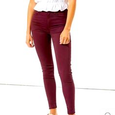 American Eagle Maroon Burgundy 360 Stretch Super Stretchy High-Waisted Skinny Jeans / Jeggings Never Worn Size 00 Regular Length Bundle & Save Closet Clearout Super Stretch High Level Stretch Holds Its Shape & Won't Bag Out So You Always Look And Feel Great One-Of-A-Kind Saturated Color Sateen Tags Mother Denim Rag & Bone Hudson Paige Blank Nyc Abercrombie & Fitch J.Crew Madewell Good American Banana Republic Everlane Levi’s Reformation Agolde Revolve Citizens Of Humanity Lucky Brand Nyjd Spanx Stretch High Waist Burgundy Bottoms, Burgundy High Waist Stretch Bottoms, Casual Fitted Burgundy Bottoms, Fitted Casual Burgundy Bottoms, Casual Stretch Burgundy Bottoms, Burgundy Stretch Casual Bottoms, Fitted Burgundy Cotton Bottoms, Jean Jeggings, Mother Denim