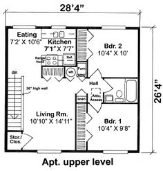 the floor plan for a two story house with lofts and living areas, including an upstairs