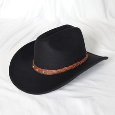 Elevate your outdoor style with our Men's Vintage Western Cowboy Hat. This hat combines resilience with aesthetic appeal, making it an excellent choice for those who enjoy the outdoors and have an eye for style. Discover the features that set it apart: FEATURES: Sun Shade: The hat's design, featuring a pinch front crown and wide brim, offers ample shade, making it ideal for outdoor activities. Classic Style: The hat's distressed look brings a classic charm to any ensemble, enhancing your appeara Western Hats For Winter Outdoor Activities, Western Fedora Hat Bands For Outdoor Activities, Black Western Hat For Outdoor, Black Felt Cap For Outdoor, Western Style Outdoor Fedora, Adjustable Fedora Felt Hat For Outdoor Activities, Adjustable Fedora For Outdoor Activities, Country Style Outdoor Felt Cap, One Size Fits Most Felt Cap For Outdoor