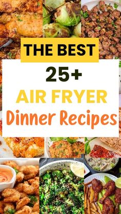 the best 25 air fryer dinner recipes