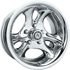 an aluminum wheel on a white background