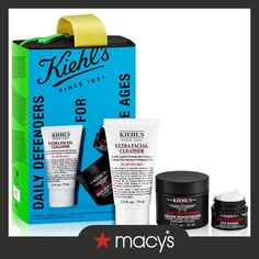 in stock Men Skincare Packaging, Kiehls Gift, Skincare Set, Facial Cleanser, Skin Types, Pick Up, In Store, Buy Online, Free Shipping