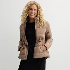 Stay stylish and comfortable with this Women's Tek Gear Cinched-Waist Jacket, perfect for a flattering fit and versatile wear in any weather.Click on this WOMEN'S GUIDE to find the perfect fit and more! Stay stylish and comfortable with this Women's Tek Gear Cinched-Waist Jacket, perfect for a flattering fit and versatile wear in any weather.Click on this WOMEN'S GUIDE to find the perfect fit and more! TECHNOLOGIES & FEATURES Water repellent 2 functional side pockets Lined High-low hem Long slee Waist Jacket, Petite Size Chart, Womens Size Chart, High Low Hem, Outerwear Coats, Cinched Waist, Outerwear Women, Repellent, Water Repellent