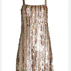 a dress that is made out of sequins