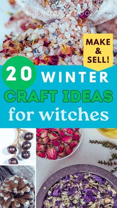 Looking for fun and creative and magickal ways to stay busy this winter? Dive into these Winter DIY Crafts, featuring a range of projects perfect for the Yule Holiday! From How to Make Witch Bells to sparkly Christmas decorations, there are crafts for teens, adults and kids. Whether you're into Wiccan Crafts or simply seeking cozy activities as a Hygge Witch, these crafts will keep you inspired throughout the season. Check out our collection of witchy DIY crafts, and make this winter a magical one! Witchy Winter, Cozy Activities, Witchy Diy, Yule Holiday, Witch Bells, Winter Diy Crafts, Stay Busy, Sparkly Christmas