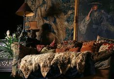 Auction items from the set of the British cult film Withnail and I. Victorian Bohemian Decor, Withnail And I, Chesterfield Style Sofa, 23 February, 80s Interior, Eccentric Style, Iconic Furniture, Bohemian Bedroom Decor