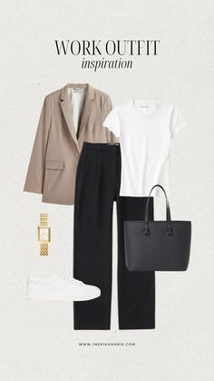 work outfit Work Outfits Office, Erika Marie, Business Casual Neutral, Summer Work Outfits Office, Smart Casual Work, Work Outfit Ideas, Smart Casual Work Outfit