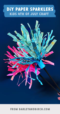 Our DIY paper sparklers craft for July fourth with kids 4th Of July Fireworks Craft, Easy Fourth Of July Crafts For Kids, Fourth Of July Kids Activities, Fourth Of July Activities For Kids, Firework Crafts For Kids, Fireworks Crafts, Diy Fourth Of July Crafts, Firework Party, Firework Craft