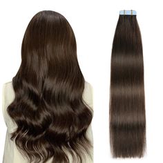 PRICES MAY VARY. 【Salon Quality Hair Extensions】100% premium remy human hair,salon quality,tangle free,shedding free.The hair feel smooth and soft.our tape hair extensions can be curled just you like.Tape hair extensions can last 2-3 monthes with good care. 【Sticky Blue Tape】US made blue tape,double-sided,re-usable,quality tape.You can replace the tape when required. Easy to install or remove the tape in extensions,give extra replacement tape. 【Purchase Quantity】If your hair is fine,need 1-2 pac Sleeping With Wet Hair, Microlink Hair Extensions, Hair Extension Care, Real Human Hair Extensions, Weft Hair Extensions, Tape In Extensions, 100 Remy Human Hair, Quality Hair Extensions, Hair Images